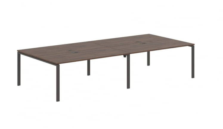 Бенч-система 4-местная EDIS EUWST 3516 Дуб Денвер темный Мокко_0