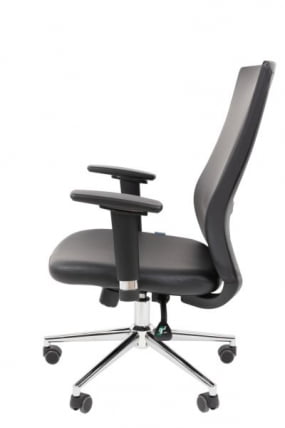 Офисное кресло CХАИРМАН 500 ЛЮКС (ЛУКС) ЭКО Б/П экокожа Черный / CHAIRMAN (LUX)_8