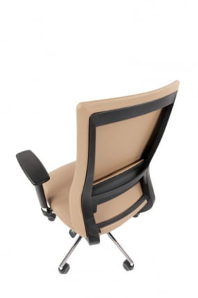 Офисное кресло CХАИРМАН 500 ЛЮКС (ЛУКС) ЭКО Б/П экокожа Бежевый / CHAIRMAN (LUX)_4