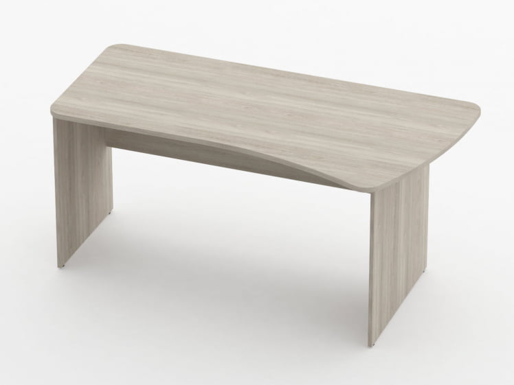 Стол эргономичный Glassy 1.12.16Пр Дуб сантана светлый_0