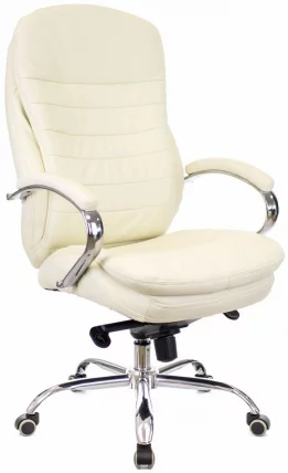 Кресло для руководителя Everprof Valencia M Экокожа Бежевый_0
