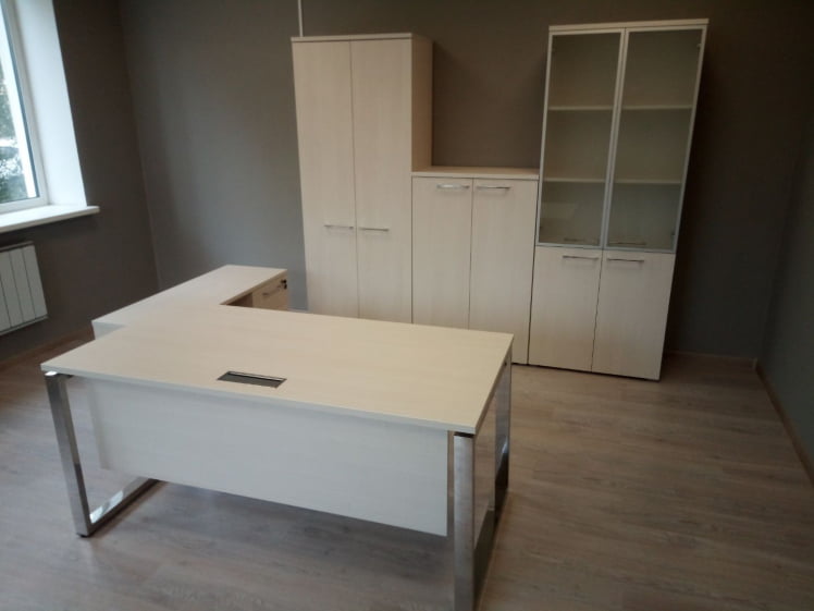 Экран из ЛДСП GLOSS LINE 9НЭК.408.1 Ivory_1