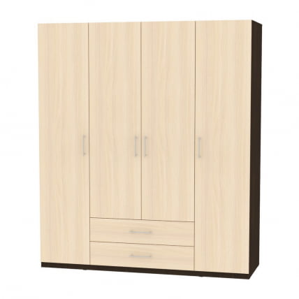 Шкаф распашный R-198х180х45-2(Венге-ДМ)_0