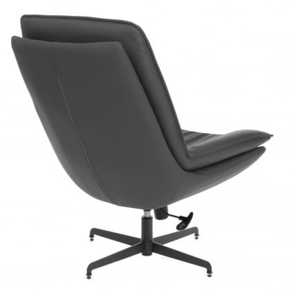 Кресло лаунж Cosmo экокожа, графит_2