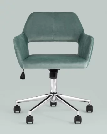 Стул офисный Ross велюр Оливковый_1