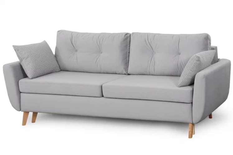 Диван-кровать Калгари-2 Стандарт Мора серый/Джейми серый_0