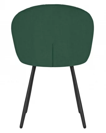 Стул обеденный DOBRIN NAOMI (ЭМАЛЬ ЧЕРНЫЙ МУАР велюр Catania Izumrud)_5