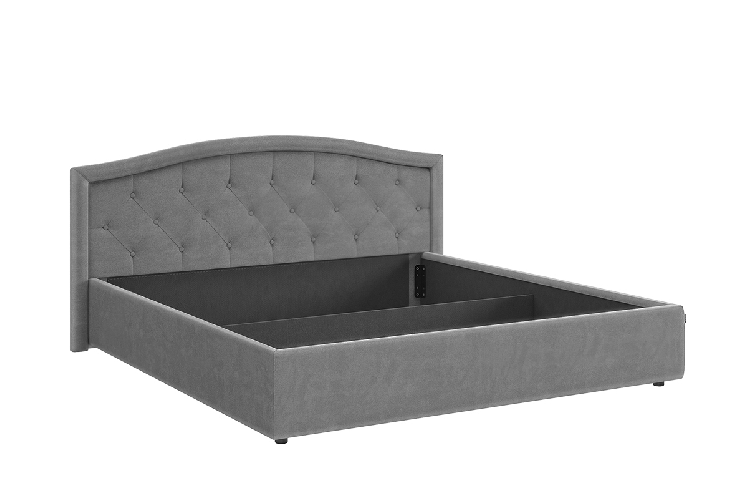 Кровать 1.8 Верона 2 с подъем. механизмом ZP.KM1.8-02 пудра (велюр)_1