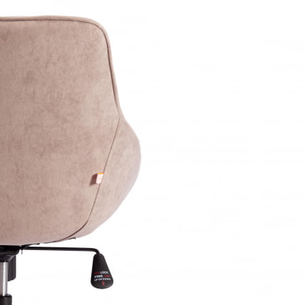 Кресло офисное DUBLIN велюр Clermon, бежевый, 40_9