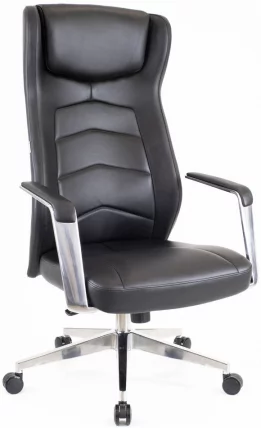 Кресло для руководителя Everprof Parlament Кожа Черный_0