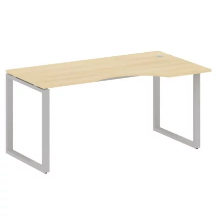 Стол криволинейный правый на О-образном м/к METAL SYSTEM БО.СА-1 Пр Акация/Серый_0