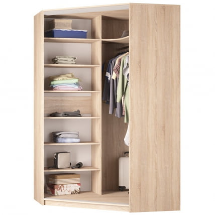 Шкаф-купе YA-230х1400-718-1(Венге-ДМ-D6D5)_1