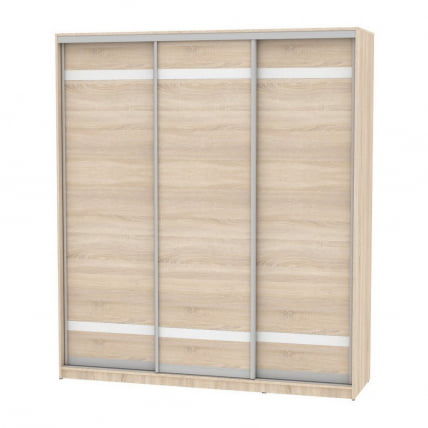 Шкаф-купе B-230х200х60-2(ДСС-D9D9D9)_0