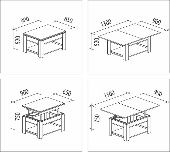 Стол журнальный Агат 24.10 Венге/Синга крем_4