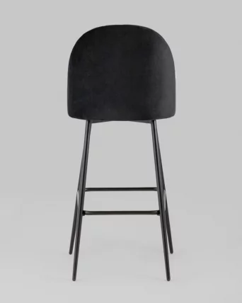 Стул барный Марсель Б велюр Черный_4
