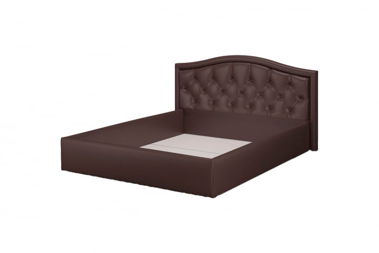 Кровать Стелла, 1400*2000 мм, искусственная кожа Лесмо brow, коричневый_1