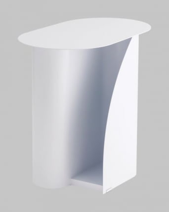 Журнальный столик Yvaine металл белый_4