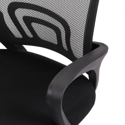 Кресло CРОМЕКС (КРОМЕКС) Дебут CХ-697 ХРОМ сетка/ткань ТВ черное / CROMEX Debut CH-697 TW_13