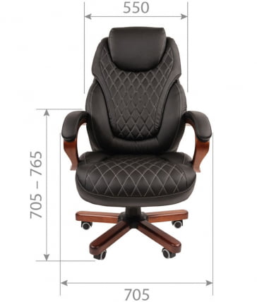 Кресло руководителя Chairman 406 N Коричневый_3