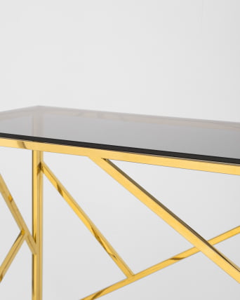 Консоль АРТ ДЕКО 120*40 Золото_4