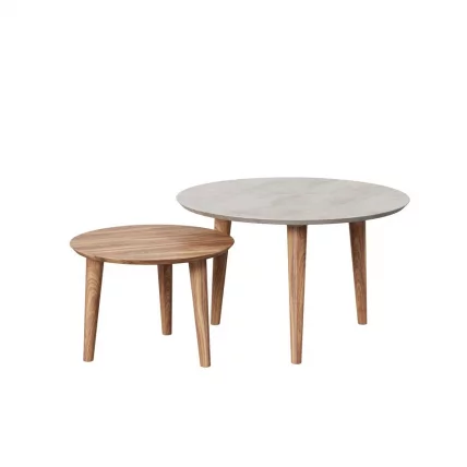 Стол журнальный Тип 6 низкий Орех фактурный_2