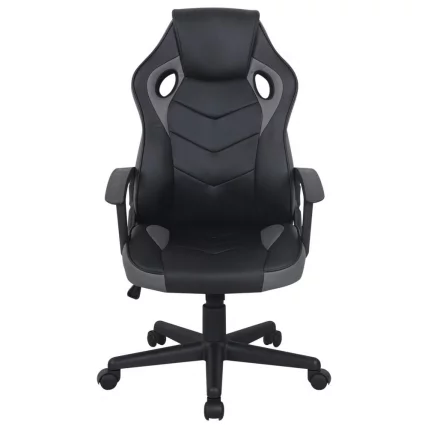 Кресло компьютерное BRABIX Fighter GM-008 экокожа Черное/серое_2