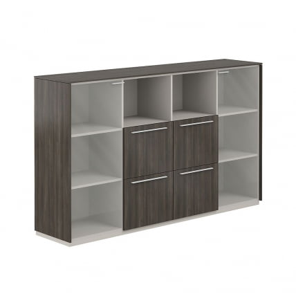 Шкаф средний с ящиками Atlas NZ-0306.BT.BT Бренсон Трюфель_0