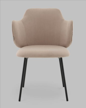 Стул Джиннет велюр бежевый_1