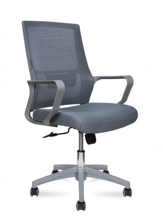 Кресло офисное Макс ЛБ грэй / Макс ЛБ грей 818БГ / LB Max LB grey 818BG_0