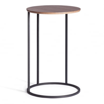 Журнальный стол Mone МДФ/металл, 45х45х70,5 см, акация/черный_1