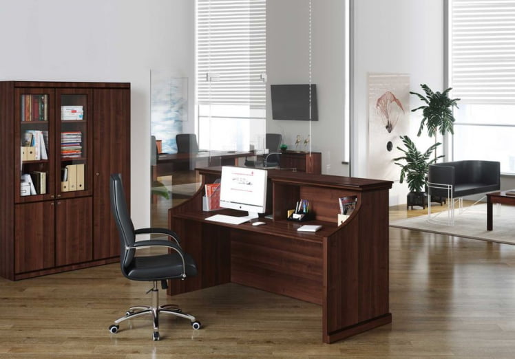 Стойка ресепшн BERN BRN8690202 Темный орех_2