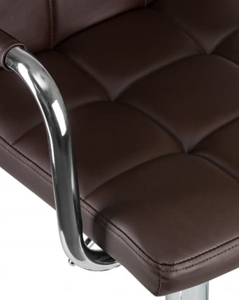 Стул барный DOBRIN KRUGER ARM Коричневый_6