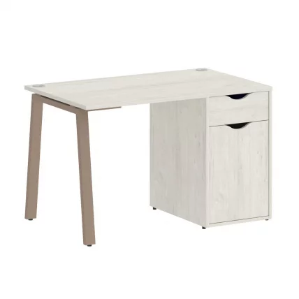 Стол письменный HOME OFFICE VR.SP-3-118.1.A Дуб Наварра/Мокко металл_0