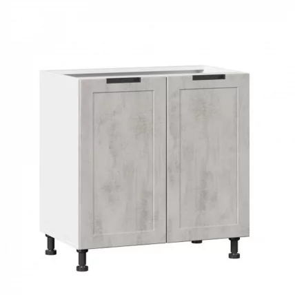 Тумба кухонная 800 Джамис ЛД 296.060.000.006 Белый Белый камень_0