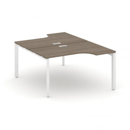 Рабочая станция эргономичная Стайл Проджект СН-59П.ДРПА-002 Вяз Благородный/Металл Белый/Белый Заглу / SN-59P.DRPA-002_0