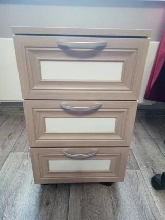 Тумба универсальная Остин Модуль №19 Ясень шимо светлый/белый_3