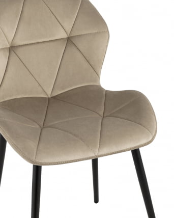 Стул Эдвин велюр капучино 4 шт_7