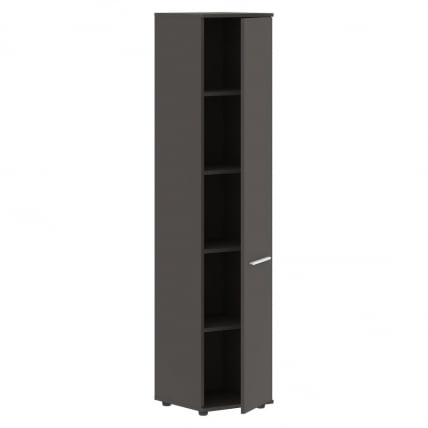 Шкаф-колонка с глухой дверью EDIS EHCS 42.1 Мокко Белый Мокко_1