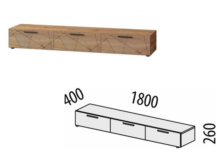 ТВ-тумба Джерси 602.03_15