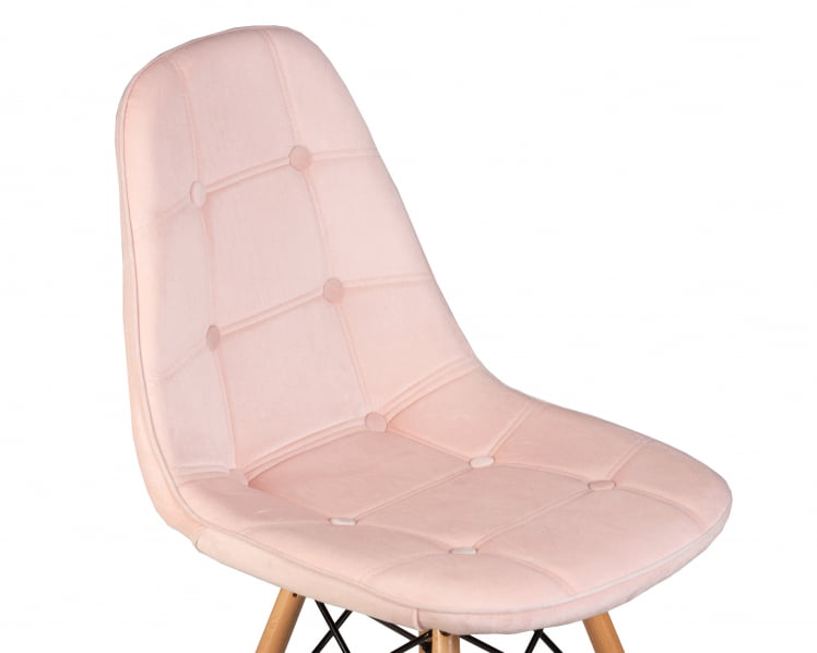 Стул обеденный DOBRIN BENNET Пудрово-розовый велюр HLR-39_6