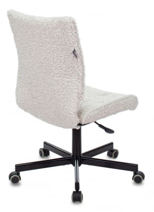Кресло для оператора Бюрократ CH-330M Молочный экомех_3