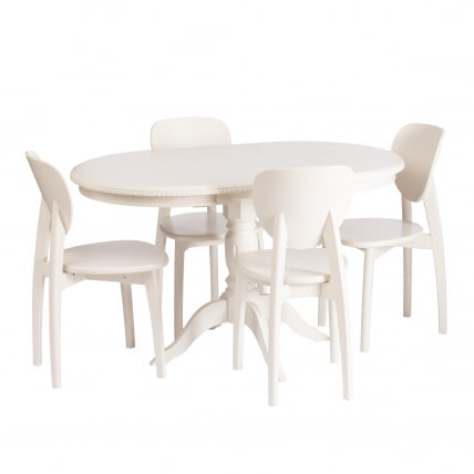 Стол STEFANO бук, мдф, 100+30x80x77см, Ivory white_9