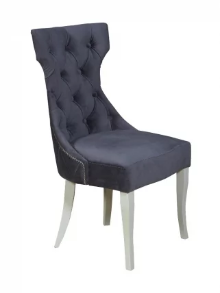 Стул Турин энигма серый белый_0