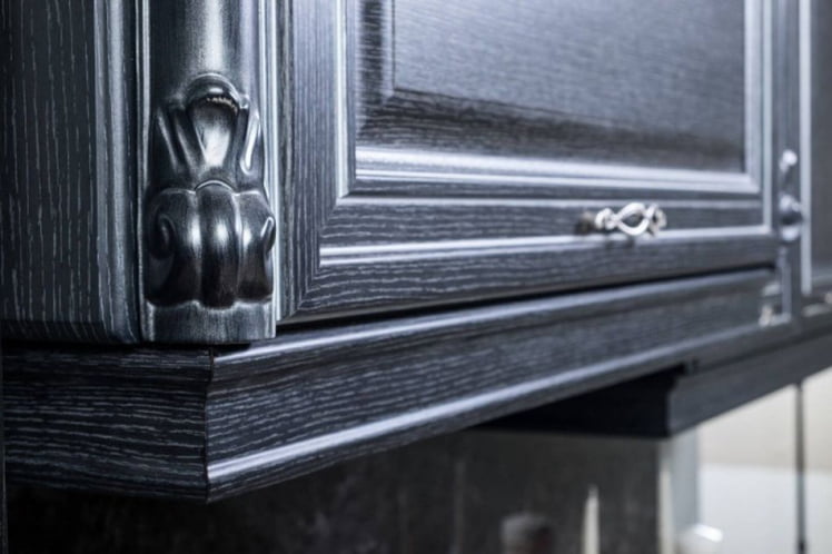 Кухонный гарнитур Италия №08 Черный Дуб темный_5