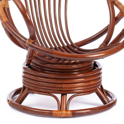 Кресло вращающееся FLORES 5005 /без подушки/ Pecan (орех)_10