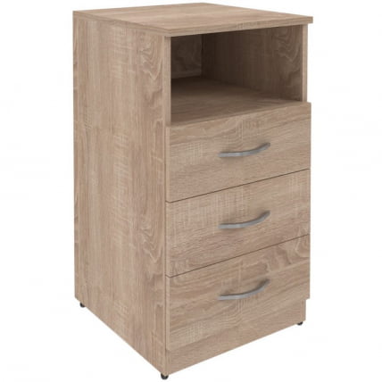 Тумба приставная Simple SC-3D.1A Дуб сонома светлый_0