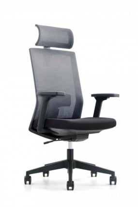 Кресло офисное ПАРТНЕР Серая сетка_1