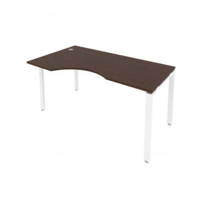 Стол письменный METAL SYSTEM Б.СА-1 Л Венге/Белый_0