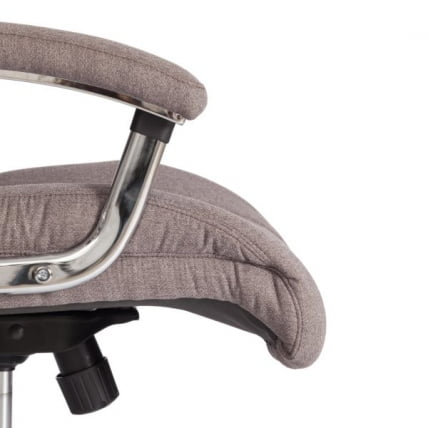 Кресло Труст (макс) ткань рогожка Нисе, мокко (серо-бежевая) / Trust (max) Nice,_6