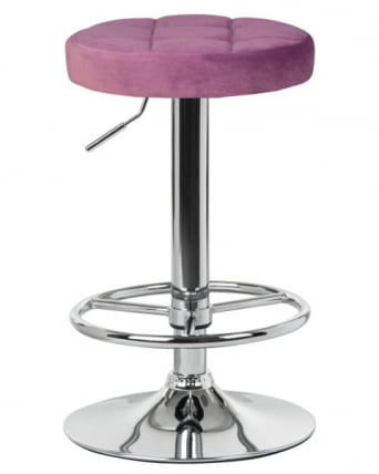 Табурет барный DOBRIN BRUNO (пудрово-сиреневый велюр (MJ9-52)) 2 шт_1